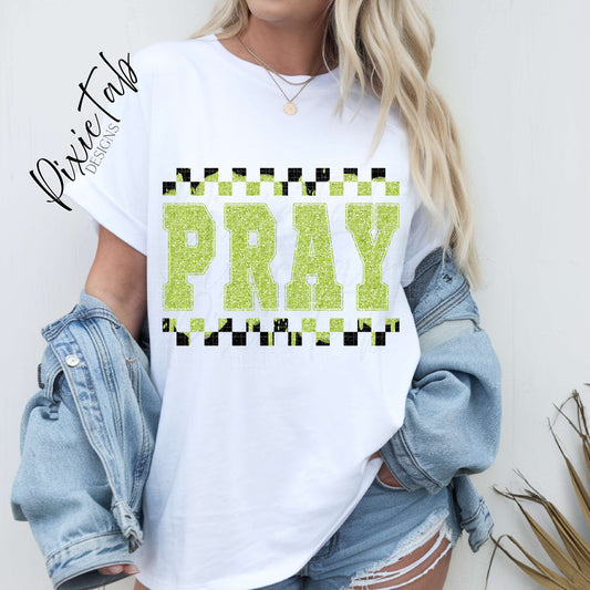 Lime Pray Digital Download PNG