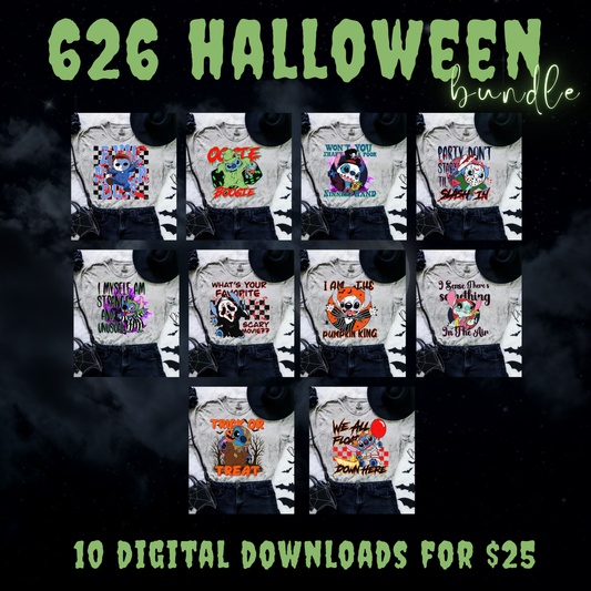 626 Halloween (Bundle) Digital Downloads PNG