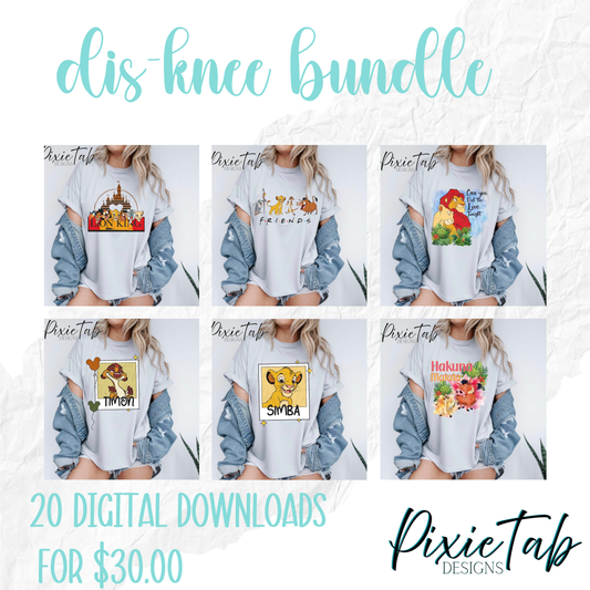 Dis-Knee (Bundle) Digital Downloads PNG