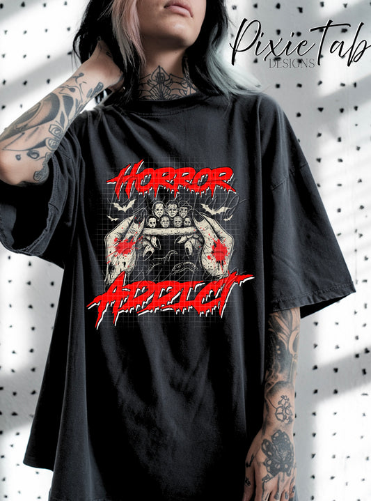 Horror Addict Digital Download PNG