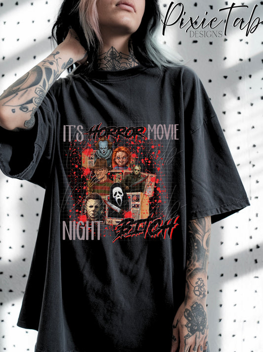 Horror Movie Night Digital Download PNG