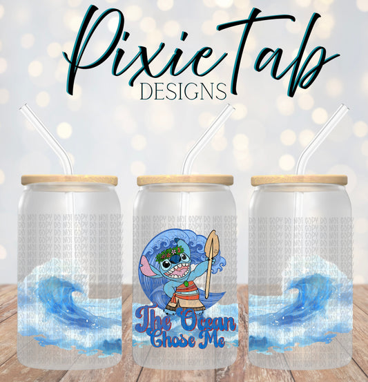 Chose Me 16 oz Libby Digital Download PNG