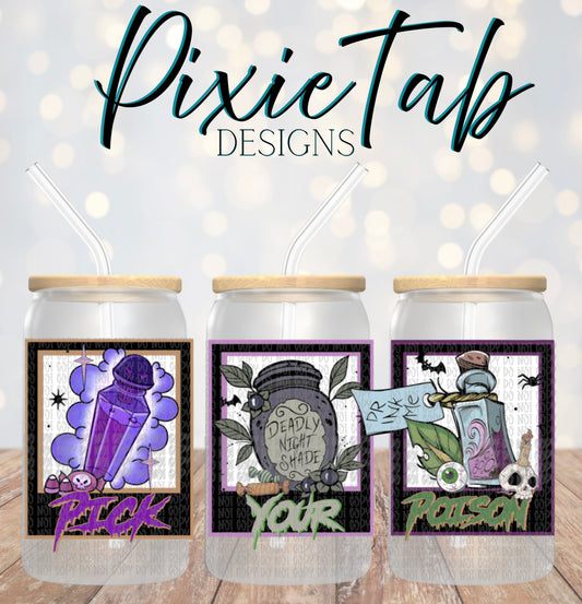 Poison 16 oz Libby Digital Download PNG