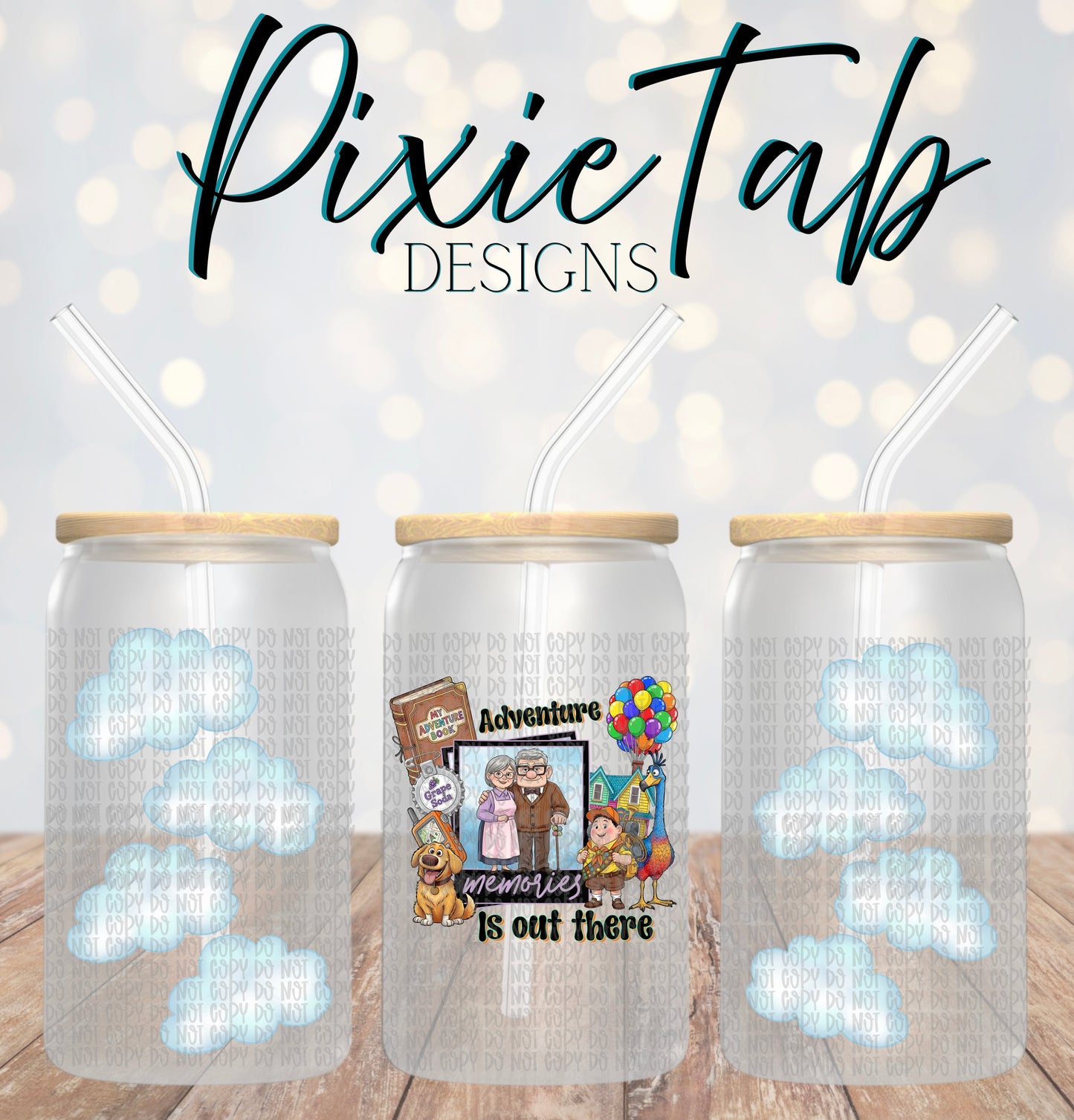 Adventure 16 oz Libby Digital Download PNG