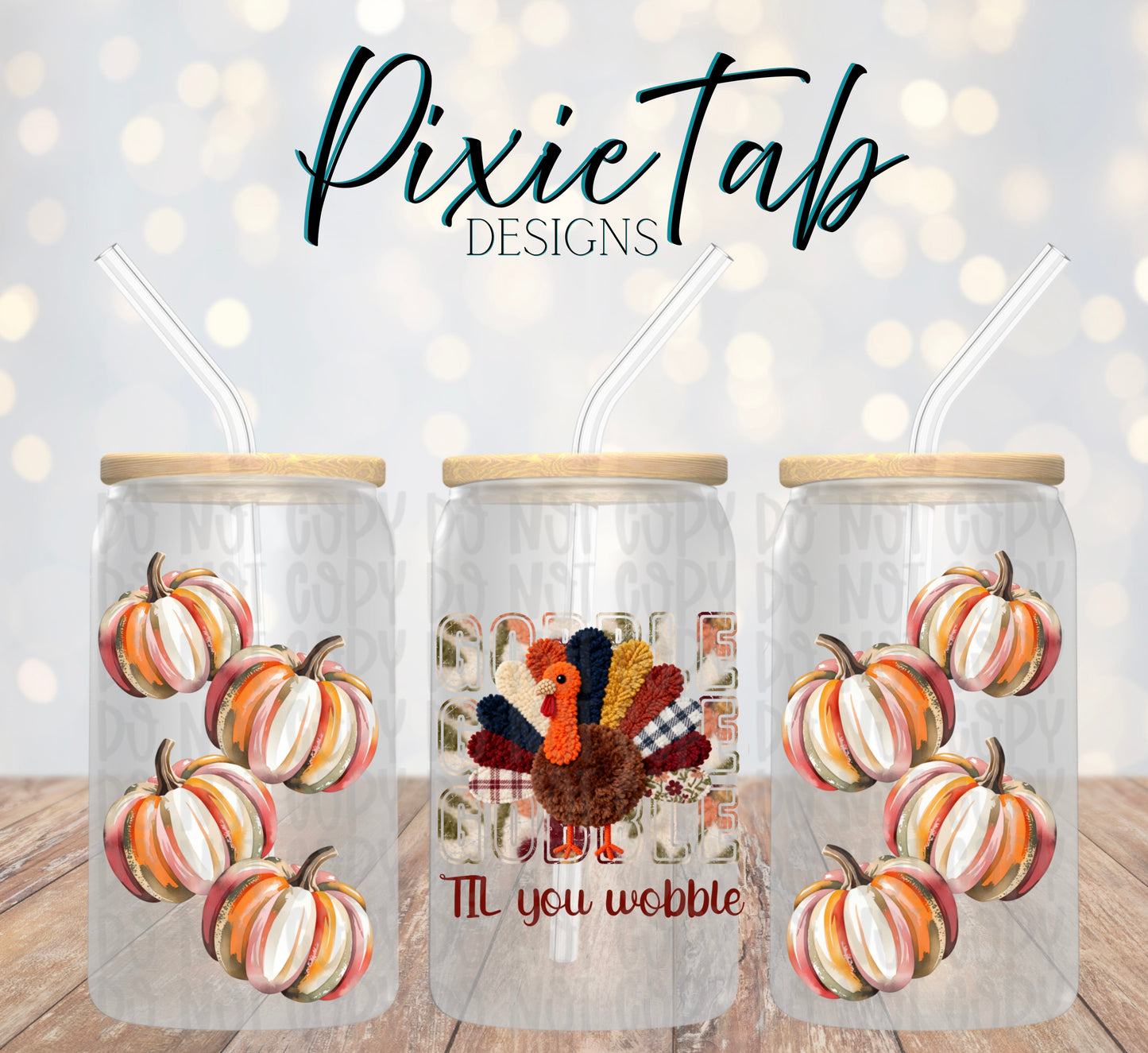 Wobble 16 oz Libby Digital Download PNG