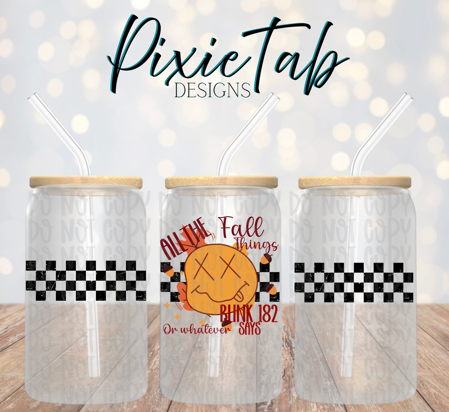 Blink Fall 16 oz Libby Digital Download PNG