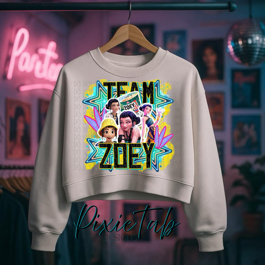 Team Zoey Digital Download PNG