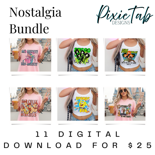 Nostalgia (Bundle) Digital Downloads PNG