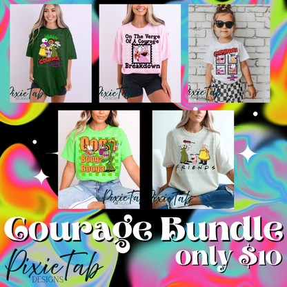 Courage (Bundle) Digital Downloads PNG