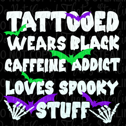 Wears Black Digital Download PNG