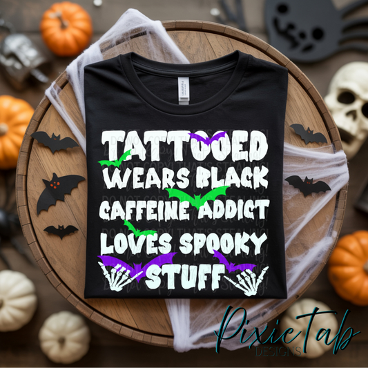 Wears Black Digital Download PNG
